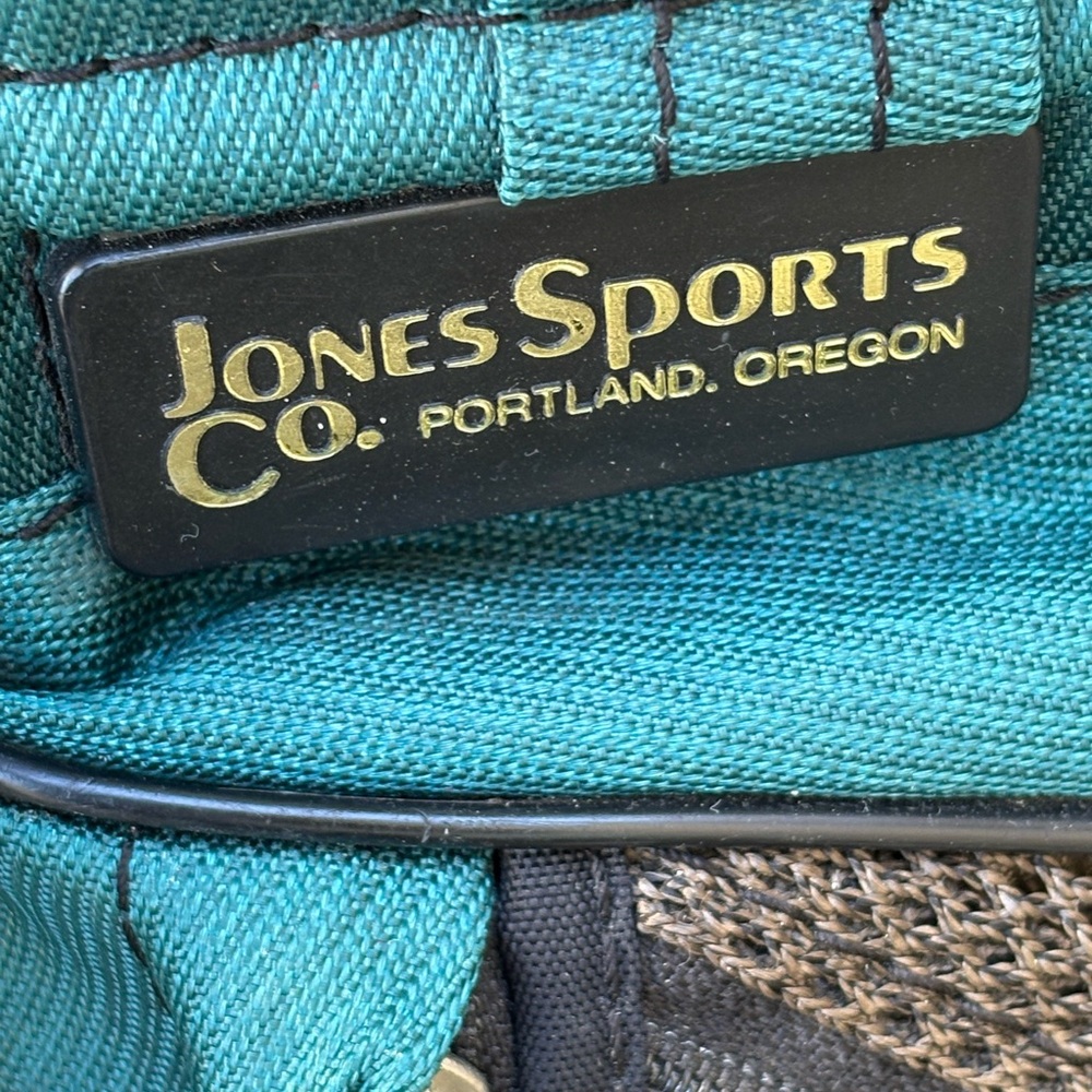 Jones Sports Co. Golf Stand Bag Green/Beige 3-way Dividers Dual Strap - Picture 7 of 8